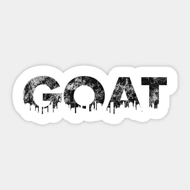 GOAT Sticker by SillyShirts